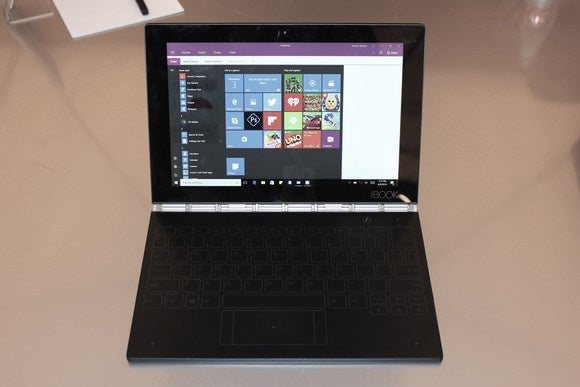 lenovo yoga book windows front