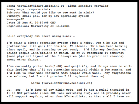 Linus Torvalds Linux