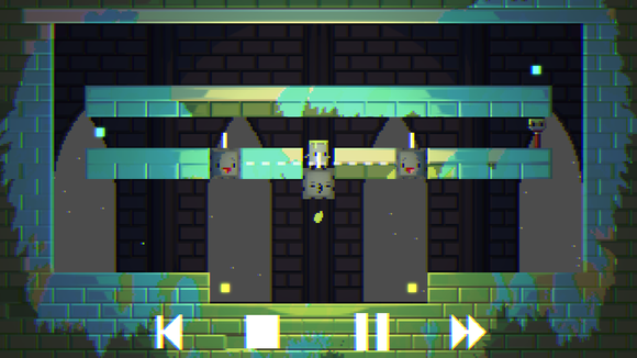 telepaint smoocher castle with blocks that chase you