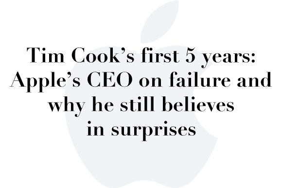 tim cook 5 years