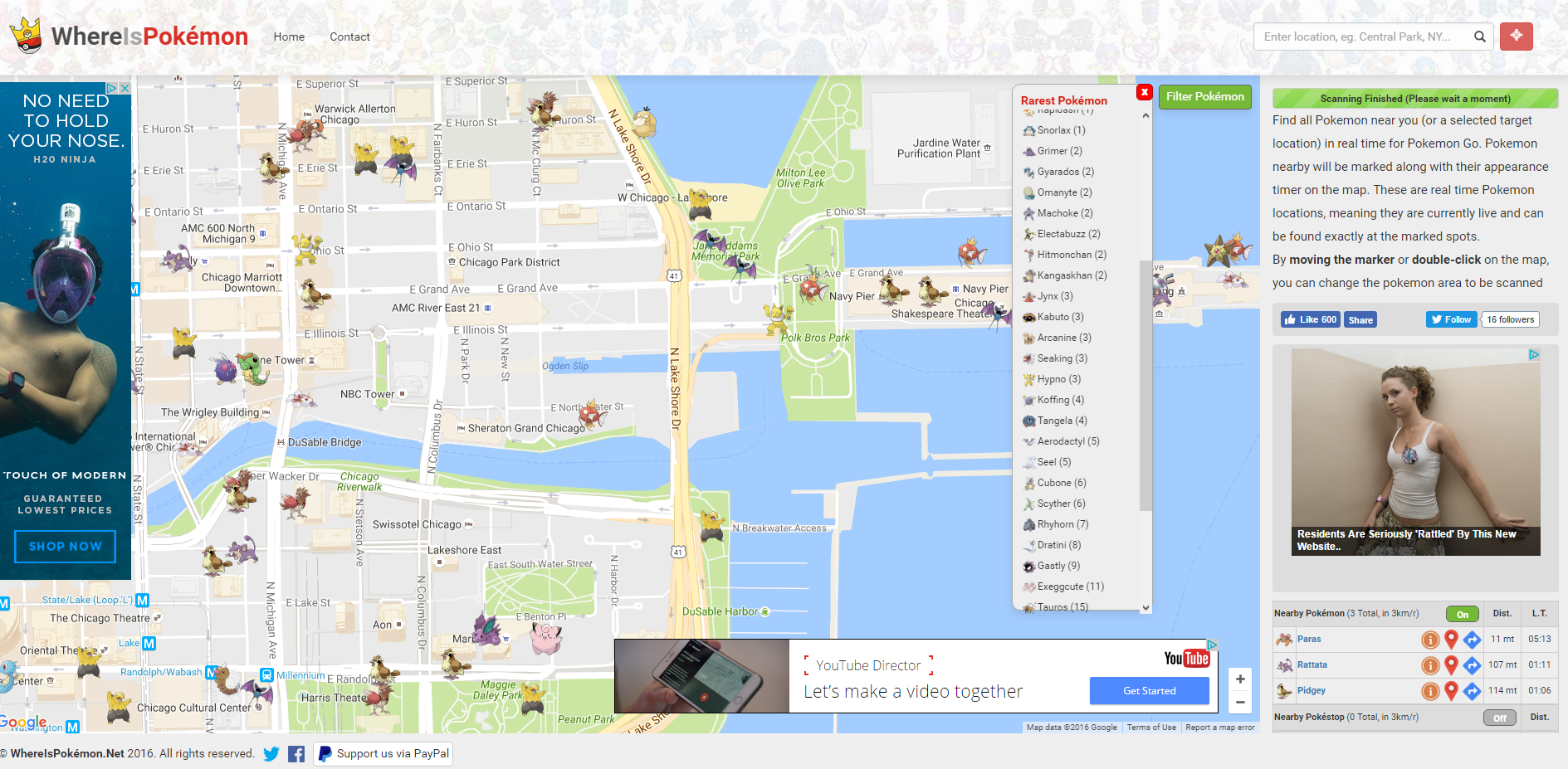 Pokémon Go' Map of Pokémon: Find Everything in Your Area