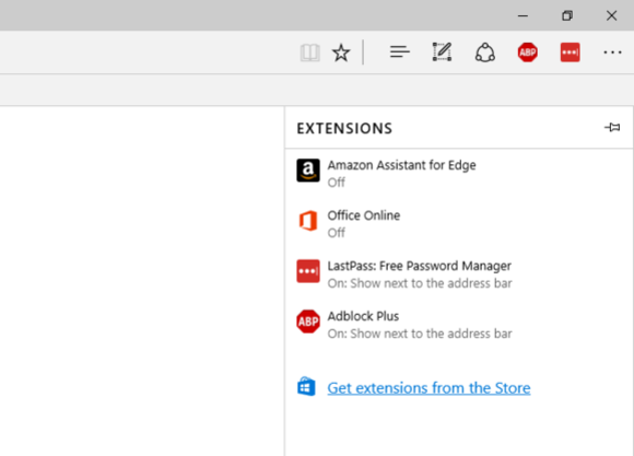 windows 10 edge extensions