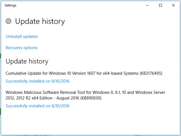 windows 10 settings update