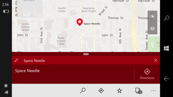 Windows 10 Mobile Maps