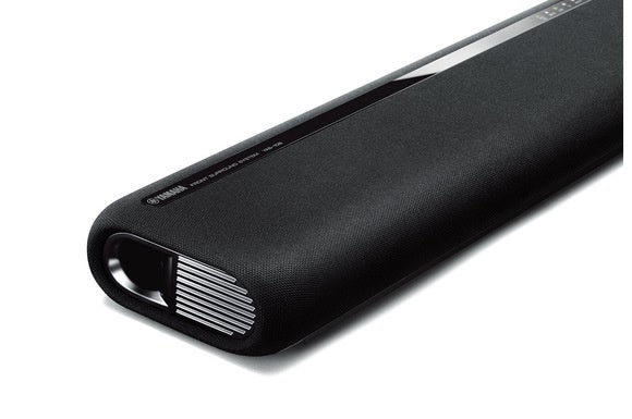 Yamaha’s YAS-106 Soundbar sports a slimmer, rounded styling.