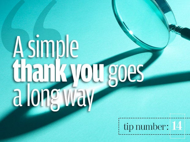 14. Give thanks