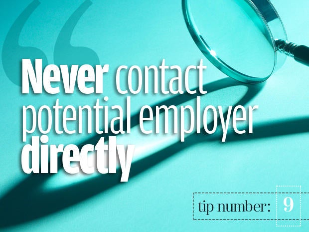 9. Maintain one point of contact