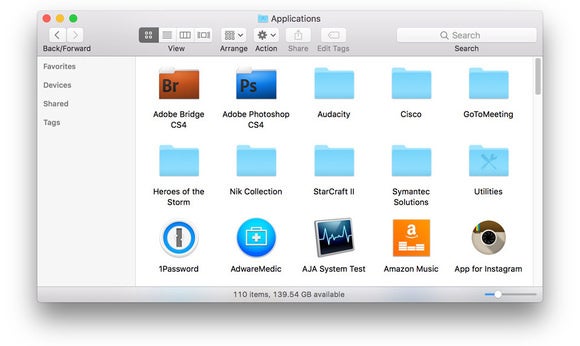 app folder files folders first