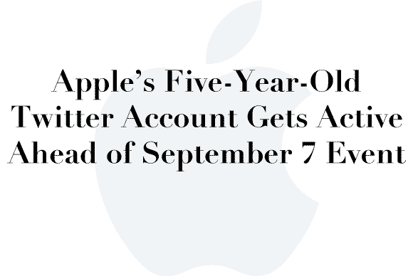 apple twitter account