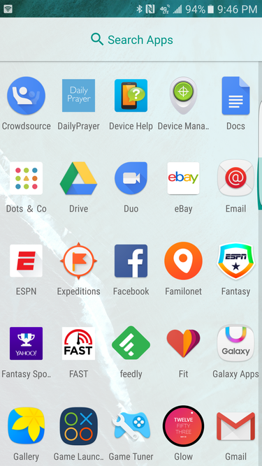 apps organized