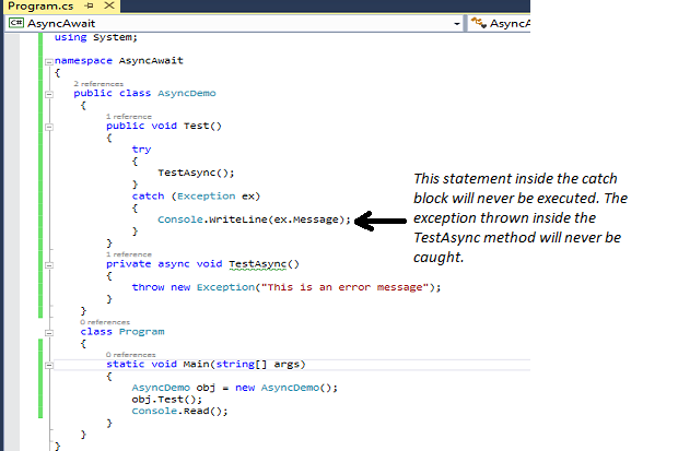 C# Exception: C# Exception handling best practices