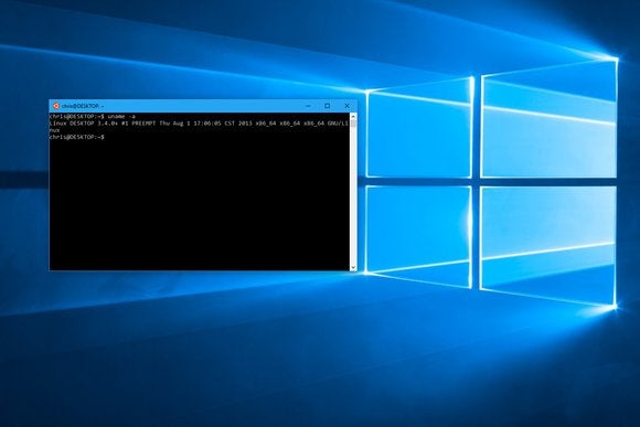 bash windows 10