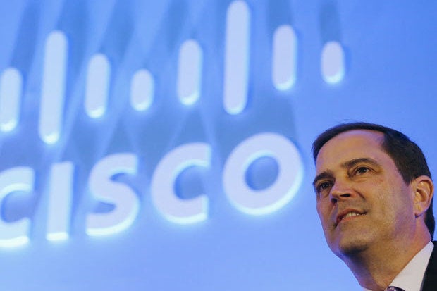 Cisco sales tick up, CEO Robbins bullish on data center, security, collaboration
