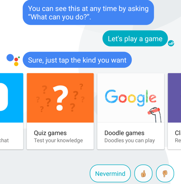 google assistant games