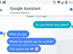 google assistant tips jokes