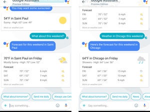 google assistant tips weather