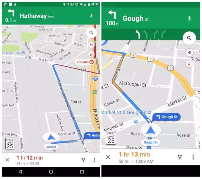 Google Maps Geschwindigkeit Anzeigen