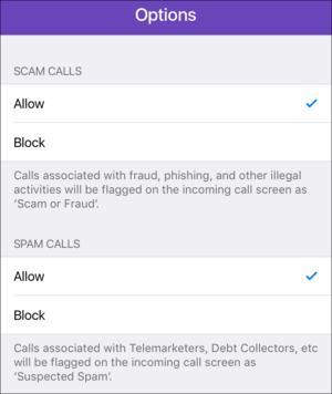 hiya auto block calls