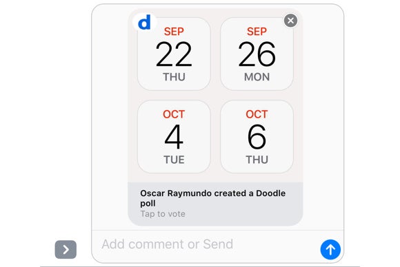 ios 10 imessage apps doodle