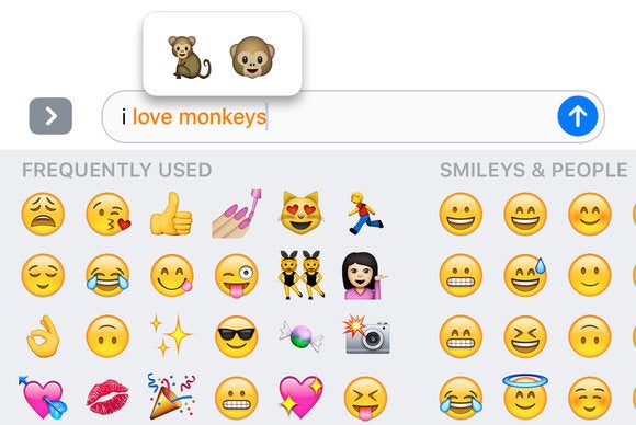 ios 10 messages tap to replace emoji translator