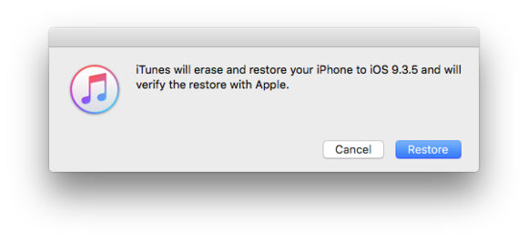 iphone ios9 restore