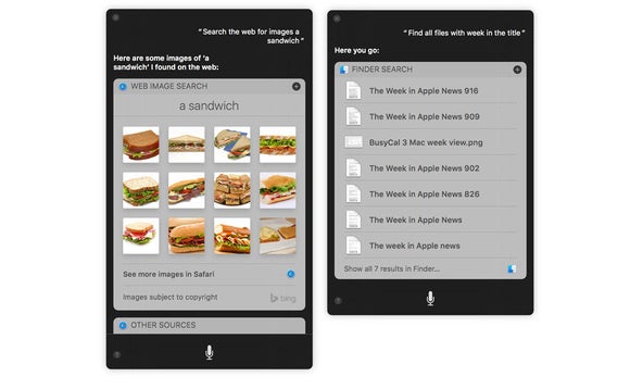 macos sierra siri file search results