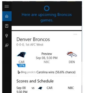 nfl cortana