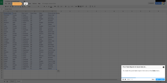 pivottable