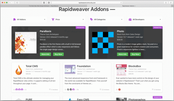 rapidweaver7 screenshot4