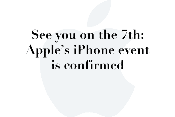 sep 7 iphone event