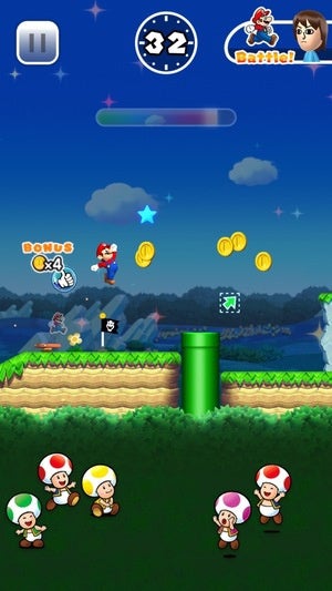 super mario run screen2