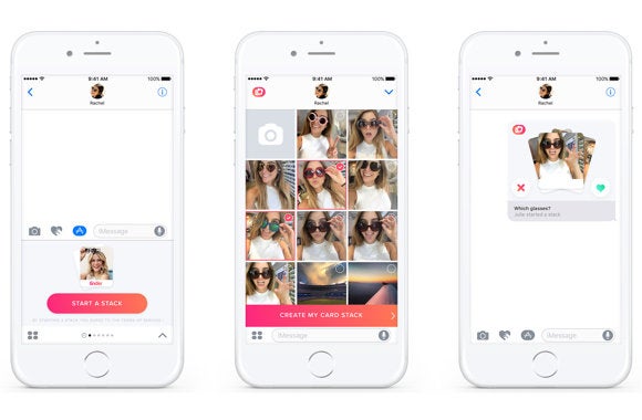 tinder stacks for imessage