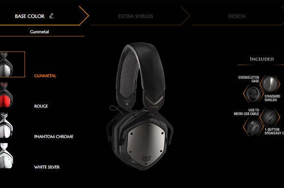 You can customize your headphones online with V-Moda’s step-by-step customization.