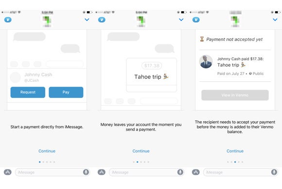 venmo imessage app