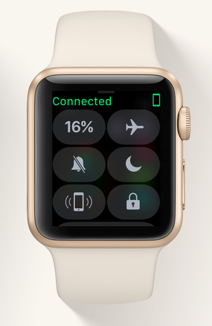 watchos3 control center