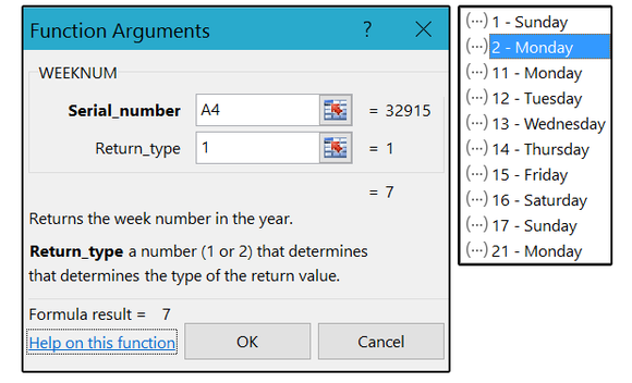 Time functions