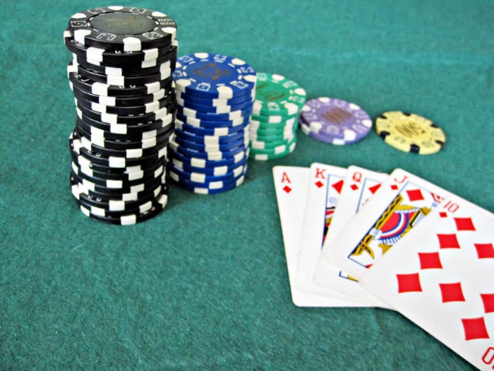 bet wager ante poker chips royal flush gamble gambling