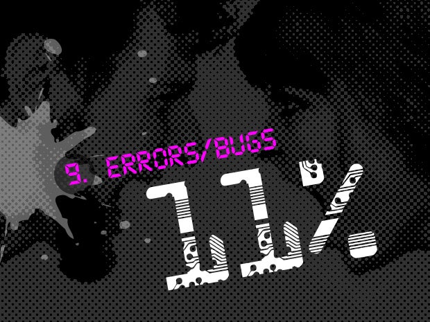 9 errors bugs