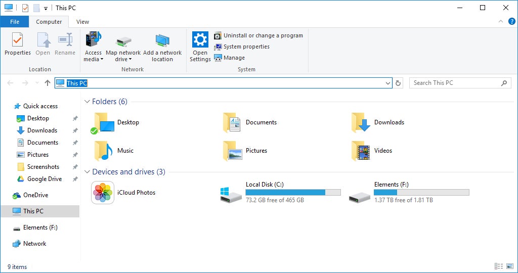 create a list of files in a folder windows 10