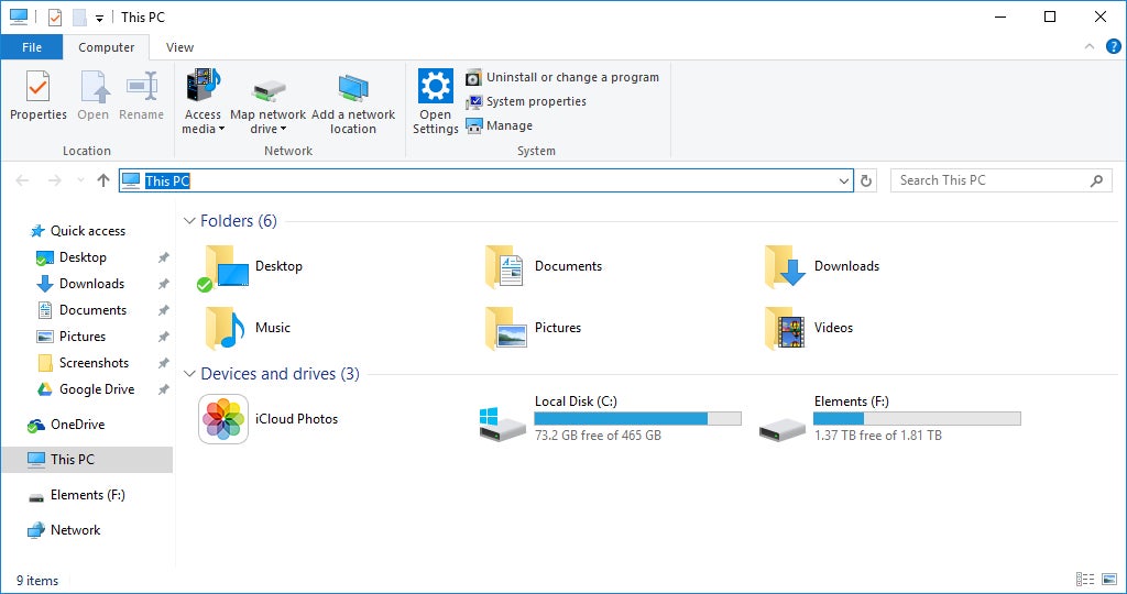 file manager windows 10