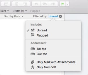 mac911 filter menu mail mac