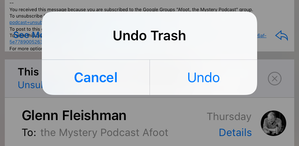 mac911 undo trash email