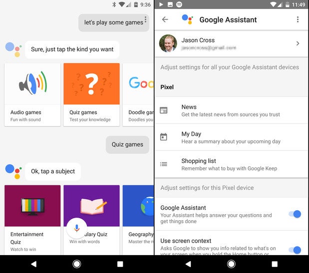 pixel xl assistant