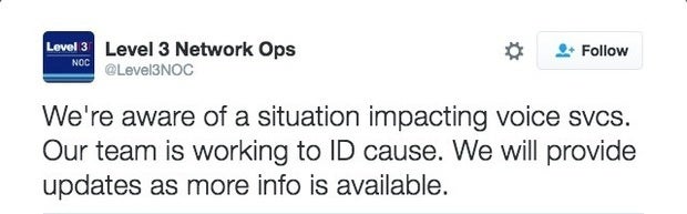 Level 3 outage