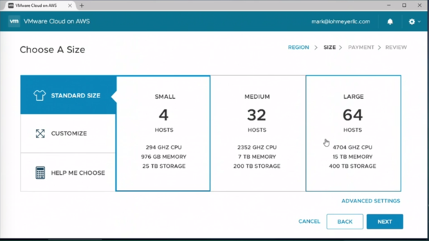 vmw on aws