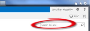 SharePoint 2013  - search box