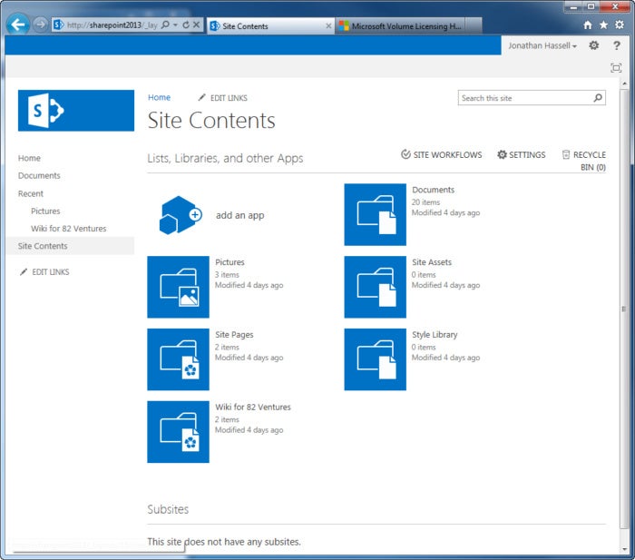 SharePoint 2013 - site