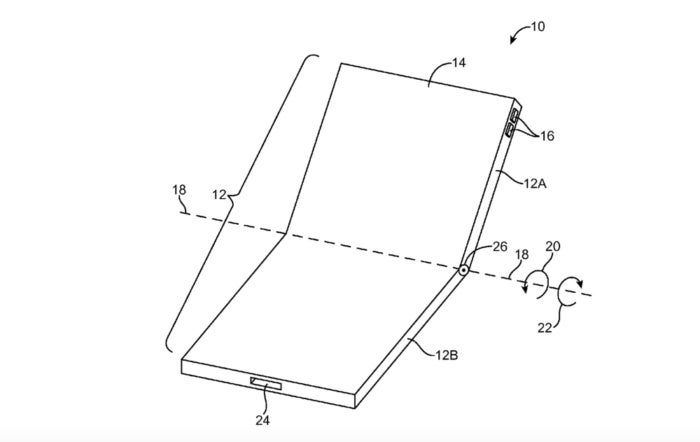 bendable foldable iphone patent apple