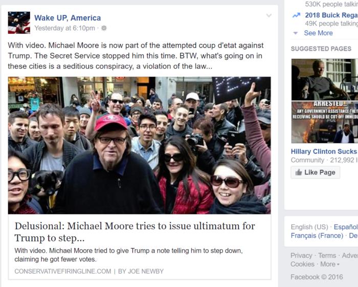 facebook Michael Moore conservative 2