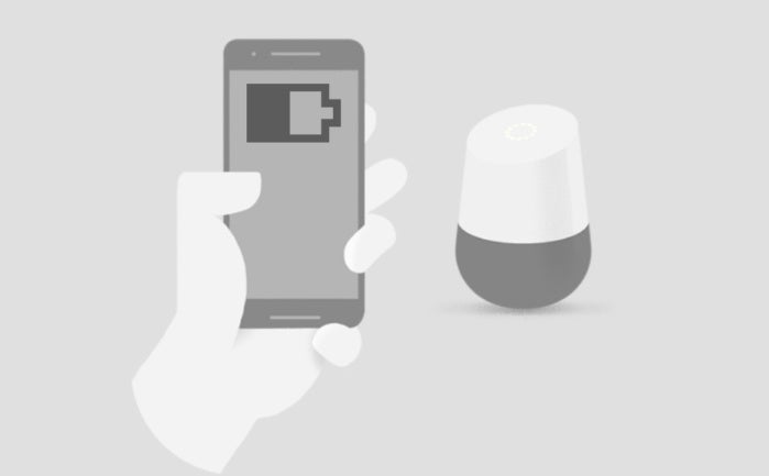 google home fixes phone stats battery